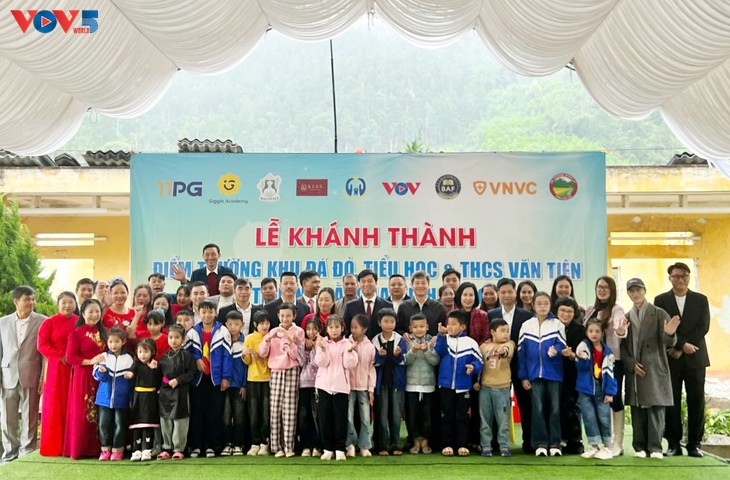 VOV inaugurates Da Do school in Lao Cai province - ảnh 1