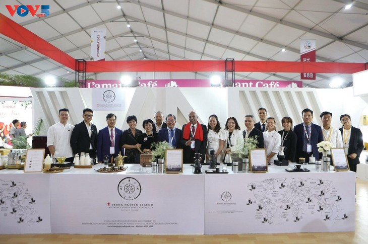 เปิดบูธกาแฟเวียดนามในงาน International Coffee Exhibition ที่ประเทศอินเดีย - ảnh 1