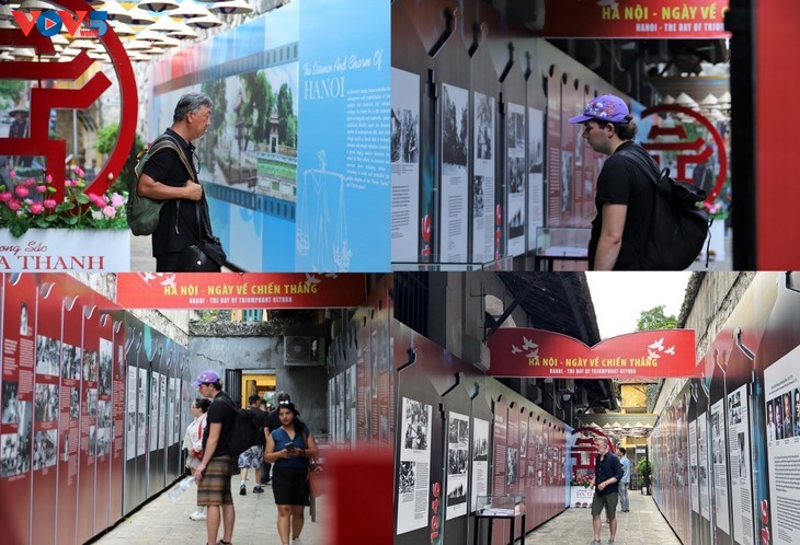 Ausstellung „Echo des unsterblichen triumphalen Liedes” in Hanoi - ảnh 15