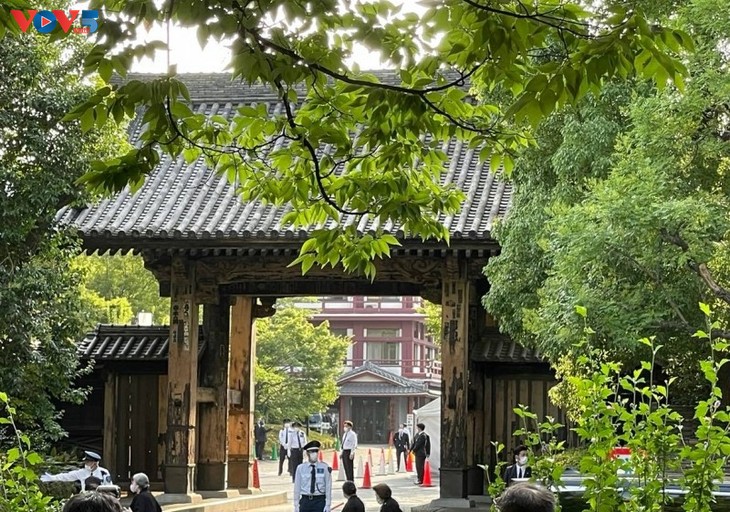 Trauerzeremonie des ehemailigen japanischen Premierministers Abe Shinzo in Tokio - ảnh 1