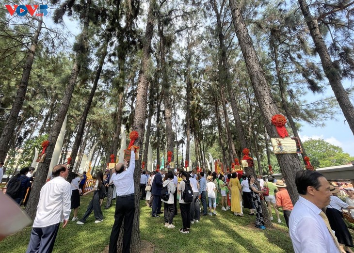 Hô Chi Minh-ville inaugure un jardin de pins d’amitié - ảnh 1