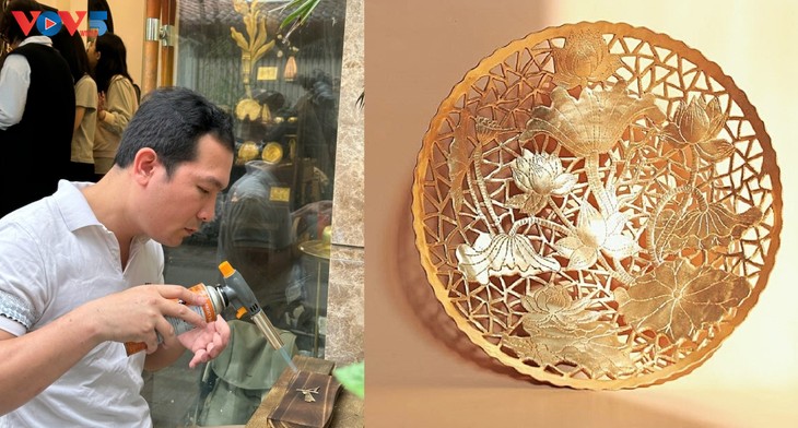 Nguyên Duc Anh, le jeune artisan qui donne vie aux bijoux en bronze - ảnh 1