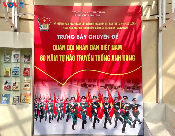 Trưng bày chuyên đề “Quân đội nhân dân Việt Nam – 80 năm tự hào truyền thống anh hùng” - ảnh 1