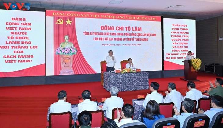 Tô Lâm exhorte Tuyên Quang à repenser sa place sur la carte du développement national - ảnh 2
