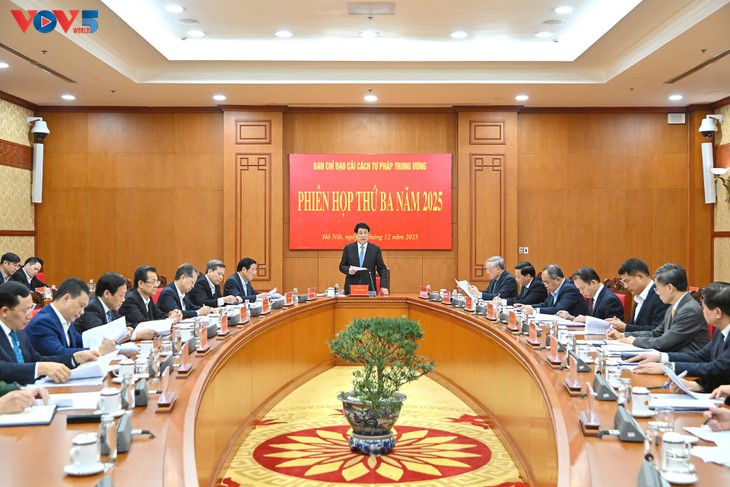 Luong Cuong appelle à une réforme judiciaire renforcée pour la période 2026-2031 - ảnh 1