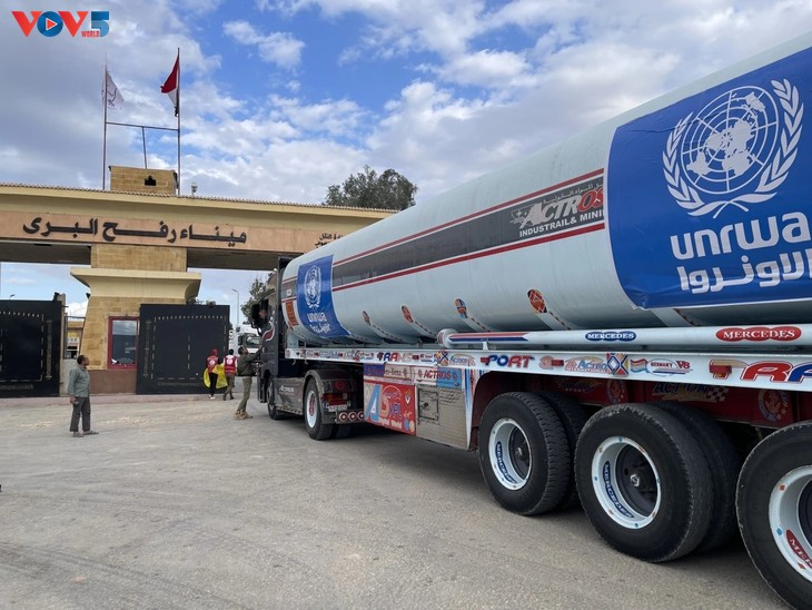 Gaza: l’Égypte reprend l’acheminement de l’aide humanitaire - ảnh 1