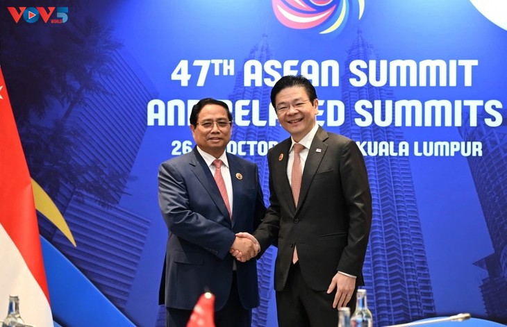 เวียดนาม-สิงคโปร์จัดทำกรอบข้อตกลงเกี่ยวกับการเชื่อมโยงเศรษฐกิจ - ảnh 1