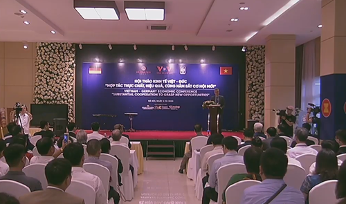 Trực tiếp: Hội thảo hợp tác kinh tế Việt Nam - Đức