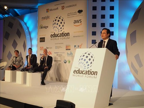 Vietnam comparte experiencias de desarrollo al Foro Mundial de Educación 2019 - ảnh 1