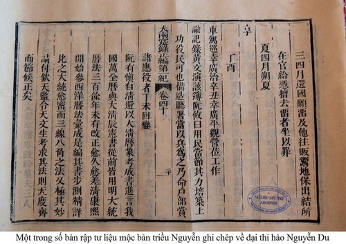 Ensalzan el legado del gran poeta Nguyen Du - ảnh 1