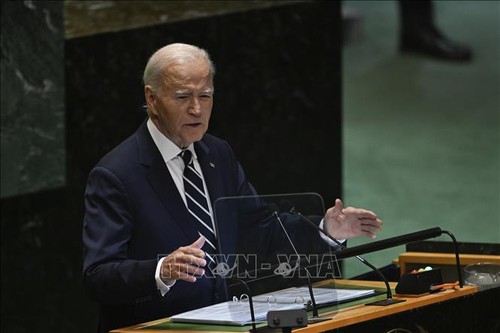 Presidente estadounidense, Joe Biden, solicita soluciones diplomáticas a los conflictos - ảnh 1