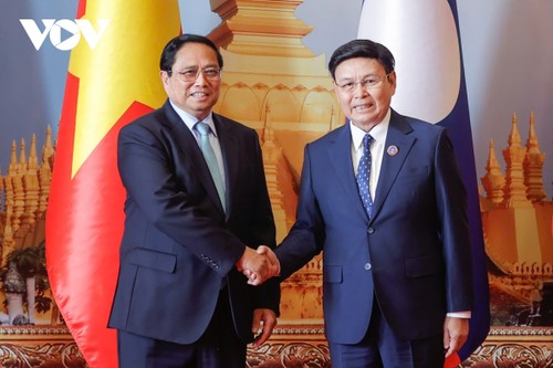 Primer Ministro de Vietnam se reúne con su homólogo laosiano - ảnh 2