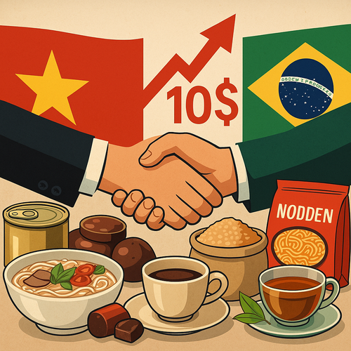 Vietnam afianza su ofensiva comercial en Brasil y pone rumbo a los 10 mil millones en intercambios - ảnh 1