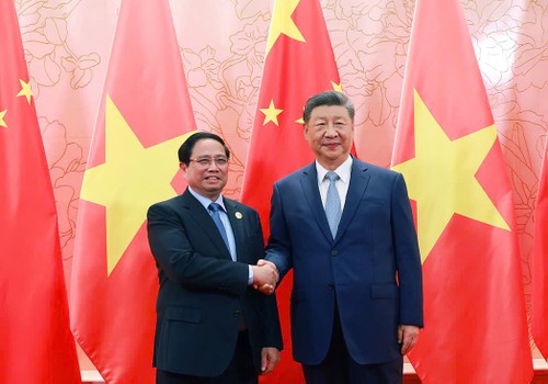 Premier Pham Minh Chinh: Desarrollar relaciones con China es prioridad estratégica de la política exterior de Vietnam - ảnh 1