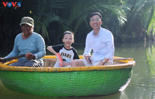 Bosque de cocoteros de Bay Mau: “Un pequeño Mekong” en pleno corazón de Hoi An - ảnh 15