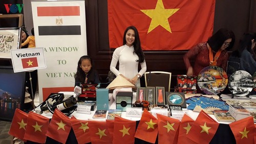 Promueven imagen de Vietnam en feria de caridad en Egipto - ảnh 1