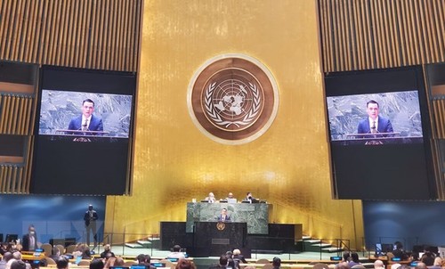 Vietnam debate prioridades nacionales con nuevo presidente de la 77 sesión de la Asamblea General de la ONU - ảnh 1