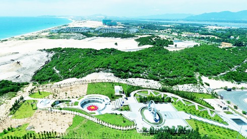 Parque memorial dedicado a los soldados de Gac Ma, una “dirección roja” para educar en la soberanía marítima - ảnh 1