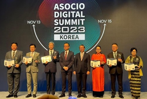 Ciudad Ho Chi Minh gana premio de excelente gobierno digital de ASOCIO 2023  - ảnh 1