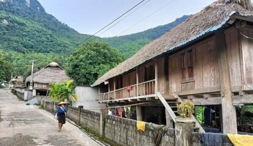 Singulares palafitos de la etnia Thai en el oeste de Thanh Hoa - ảnh 1