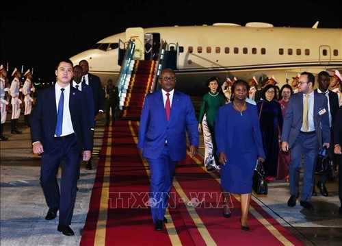 Presidente de Guinea-Bissau llega a Hanói para visita oficial a Vietnam - ảnh 1