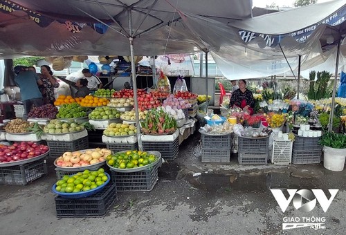 Mercado rural de Giong en delta del río Mekong - ảnh 1