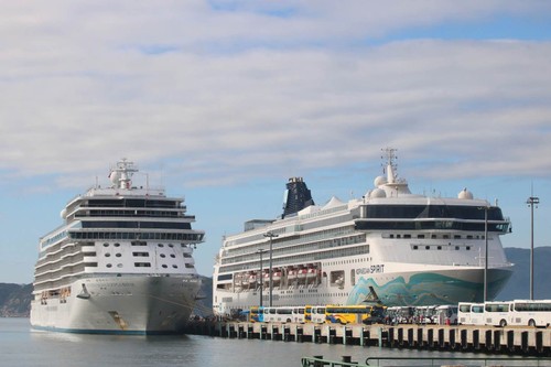 Khanh Hoa da la bienvenida a dos cruceros internacionales con 2.600 pasajeros - ảnh 1