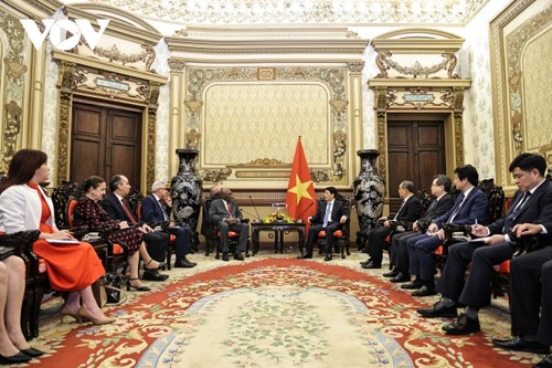 El jefe de Estado de Vietnam recibe al vicepresidente de Cuba - ảnh 1