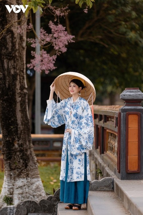 Parasol chino: la flor “real” que florece en Hue - ảnh 9