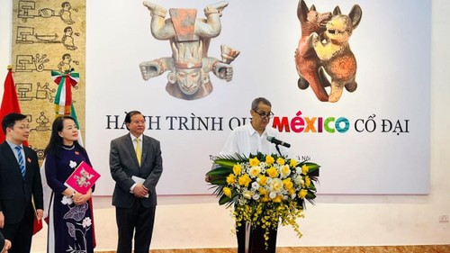 Inauguran en Hanói la exposición de arte “Recorrido por el México Antiguo”  - ảnh 1