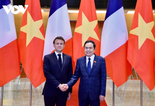 Titular del Parlamento vietnamita se reúne con Presidente de Francia  - ảnh 1