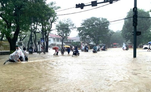 Fuertes lluvias provocan inundaciones en el centro de Vietnam - ảnh 1