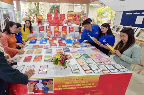 Da Nang exhibe documentos sobre los logros de la Asamblea Nacional de Vietnam con motivo de las elecciones - ảnh 1