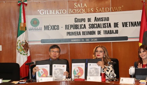 México y Vietnam robustecen cooperación parlamentaria - ảnh 1