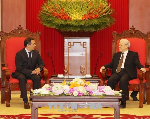 Nguyen Phu Trong reçoit Ernesto Cordero - ảnh 1