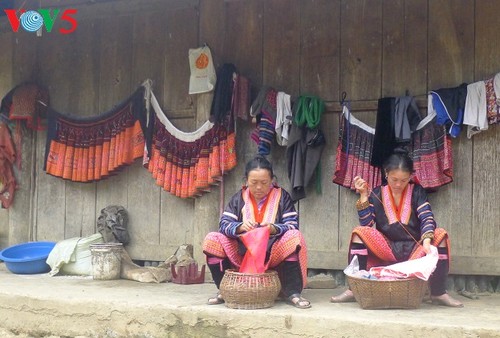 La passementerie des Mong bariolés au patrimoine national - ảnh 1