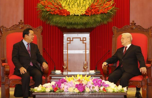 Nguyên Phu Trong reçoit Hun Sen - ảnh 1