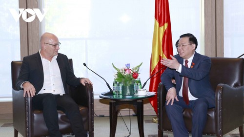 Vuong Dinh Huê rencontre le Trésorier de Victoria et des responsables de grands groupes australiens - ảnh 1