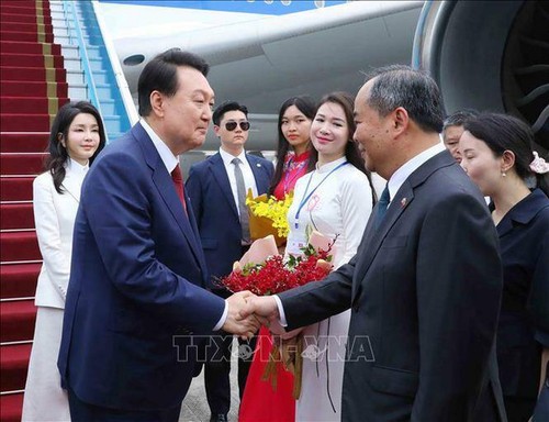 Yoon Suk-yeol est arrivé à Hanoi - ảnh 1