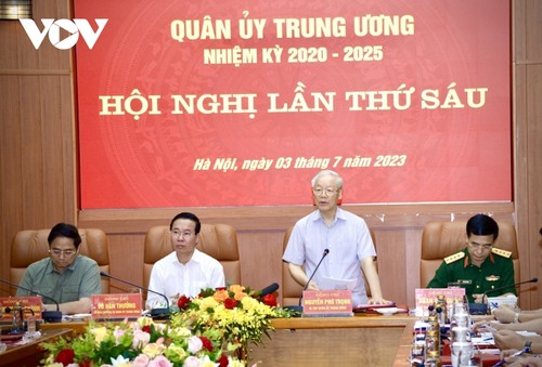 Nguyên Phu Trong à la conférence de la Commission militaire centrale - ảnh 1