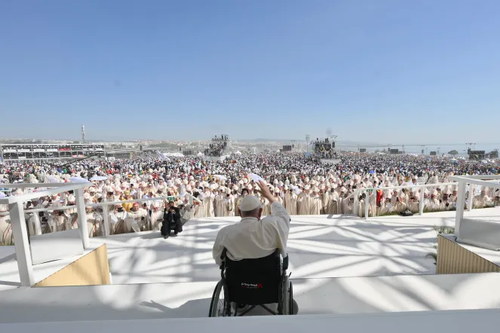 Célébration inspirante: Le Pape François galvanise la jeunesse lors des JMJ 2023 à Lisbonne - ảnh 1