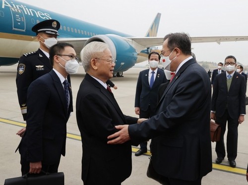 Nguyên Phu Trong arrive à Pékin - ảnh 2