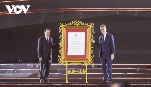 Grande cérémonie à Yên Tu pour célébrer la reconnaissance de l'UNESCO - ảnh 1