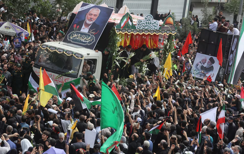 Iran says Hamas leader Haniyeh was killed by short-range projectile - ảnh 1