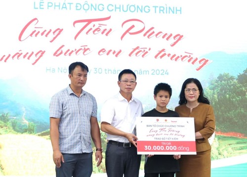 81,000 USD raised to help children affected by Typhoon Yagi - ảnh 1