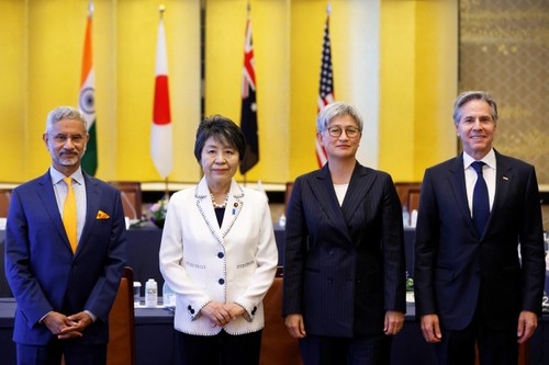 Quad vows to work towards free and stable Indo-Pacific - ảnh 1