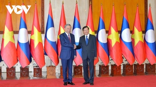 Pembicaraan Tingkat Tinggi Vietnam-Laos: Orientasi Kerja sama yang Komprehensif pada Waktu Mendatang - ảnh 2