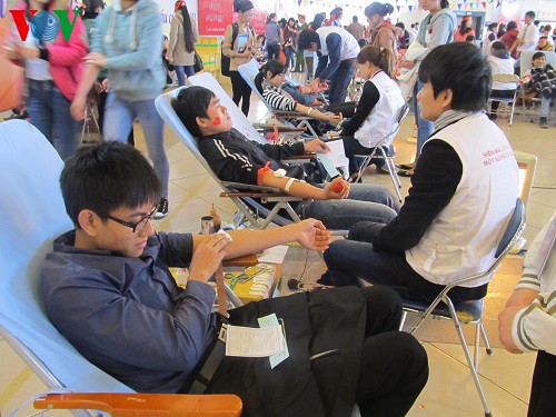 Blutspende im Jahr 2013 gestartet - ảnh 1