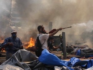 Ägypten verstärkt Sicherheitsvorkehrungen gegen Demonstrationen - ảnh 1