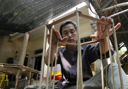 Laternenmanufaktur im Dorf Dan Vien nahe Hanoi - ảnh 1